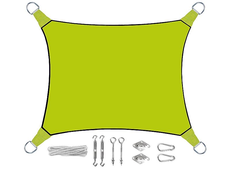 PEREL Sonnensegel, rechteckig 2x3m 3x4m Balkon günstig online kaufen
