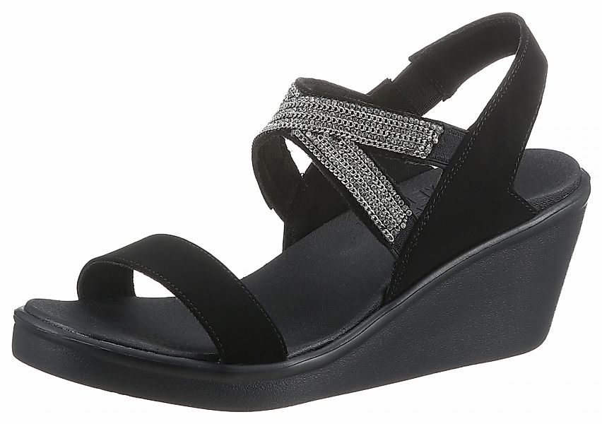 Skechers Keilsandalette "RUMBLE ON CHART TOPPER", Sommerschuh, Sandale, Kei günstig online kaufen