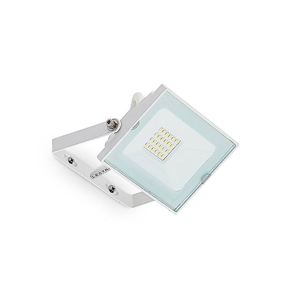 Lindby Aine LED-Außenspot weiß 7,7 cm günstig online kaufen