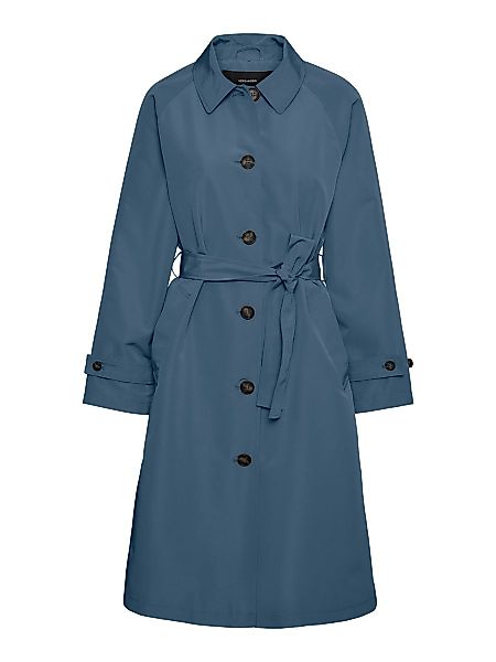 VERO MODA Langer Mantel Damen Blau günstig online kaufen