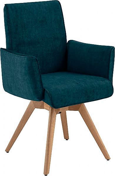 K+W Komfort & Wohnen Drehstuhl () Armlehnenstuhll mit 360 Drehfunktion mass günstig online kaufen