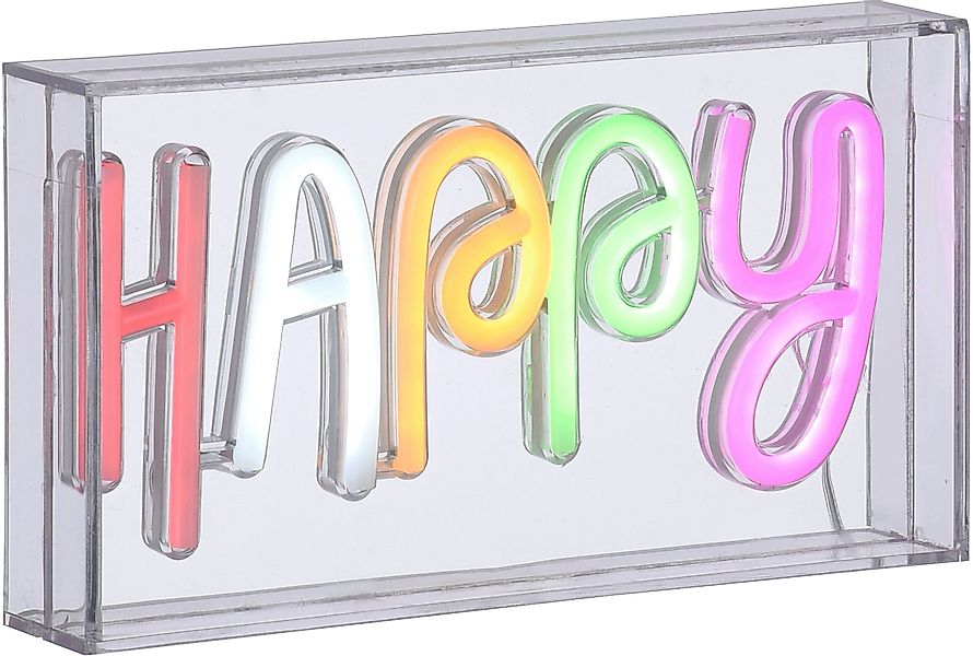 JUST LIGHT LED Wandleuchte NEON-HAPPY, LED günstig online kaufen