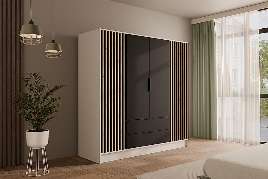 ALTDECOR Drehtürenschrank NELIA (Kleiderschrank Garderobenschrank mit viel günstig online kaufen