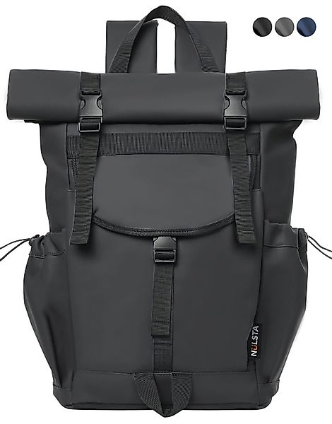 NULSTA Laptoprucksack Rolltop Rucksack Wasserdicht Herren günstig online kaufen