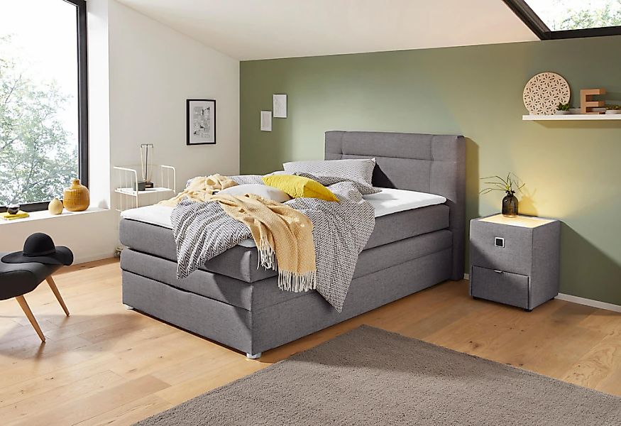 Jockenhöfer Gruppe Boxspringbett Amira, mit Bettkasten und Topper günstig online kaufen