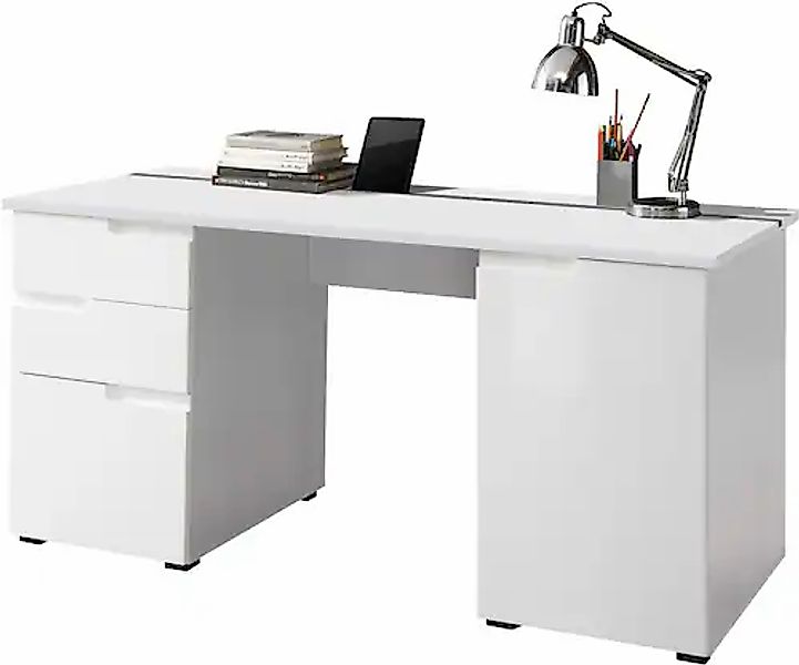 BEGA OFFICE Schreibtisch »Spice«, Home Office Desk mit Griffmulden, in 2 Br günstig online kaufen