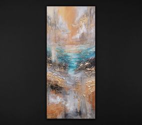 YS-Art Gemälde Leinwandbild im Hochformat, Vertikales günstig online kaufen