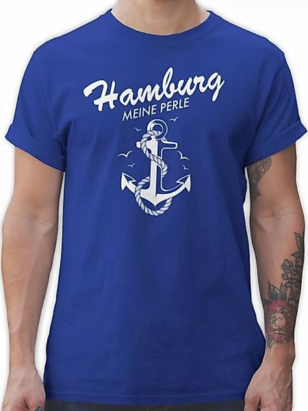 Shirtracer T-Shirt Hamburg - meine Perle Stadt und City Outfit günstig online kaufen