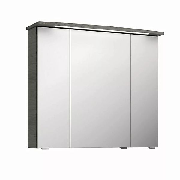 Badezimmer Spiegelschrank FES-4010-66 im Dekor Graphit Struktur quer Nb., i günstig online kaufen