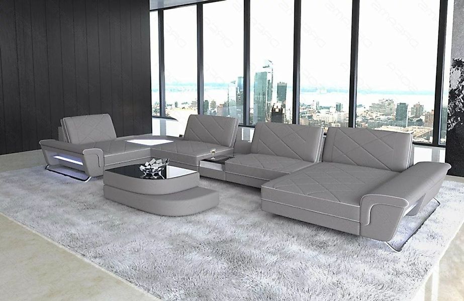 Sofa Dreams Wohnlandschaft Stoff Couch Polster Stoffsofa Ferrara, U Form Po günstig online kaufen