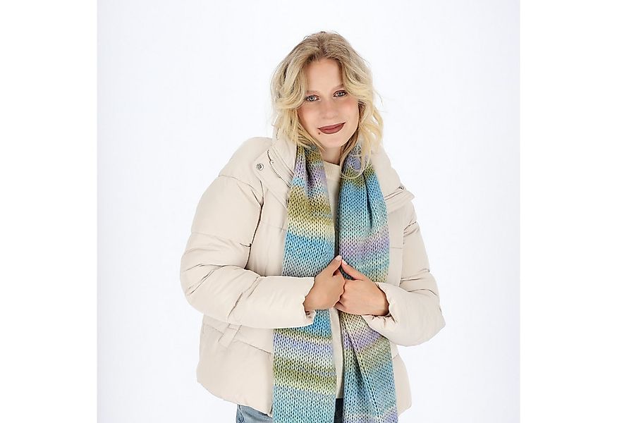 halsüberkopf Accessoires Strickschal glattgestrickt Multicolor, Made in Ger günstig online kaufen