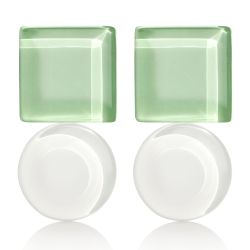 ALEXASCHA Paar Ohrstecker Geometrische Ohrringe aus günstig online kaufen