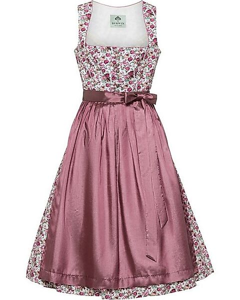 Berwin Dirndl Midi-Dirndl mit Rosendruck günstig online kaufen