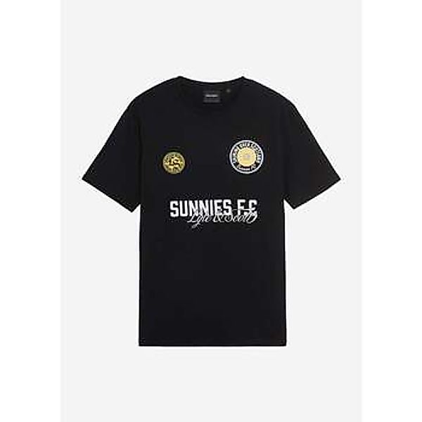 Lyle & Scott  T-Shirts & Poloshirts Sunnies fc graphic t-shirt - jet black günstig online kaufen