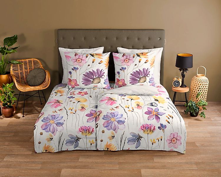 good morning Wendebettwäsche "Kate" 2 Stk. tlg. 100% Baumwolle, 135x200, Re günstig online kaufen