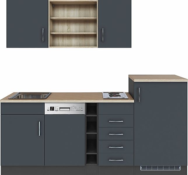 HELD MÖBEL Küche "Mali", Breite 210 cm, mit E-Geräten günstig online kaufen