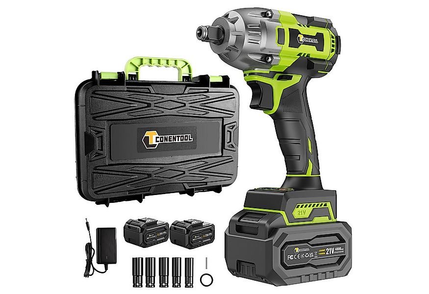 CONENTOOL Akku-Schlagschrauber 520Nm Akku Schlagschrauber 21V 4000mAh, 3300 günstig online kaufen