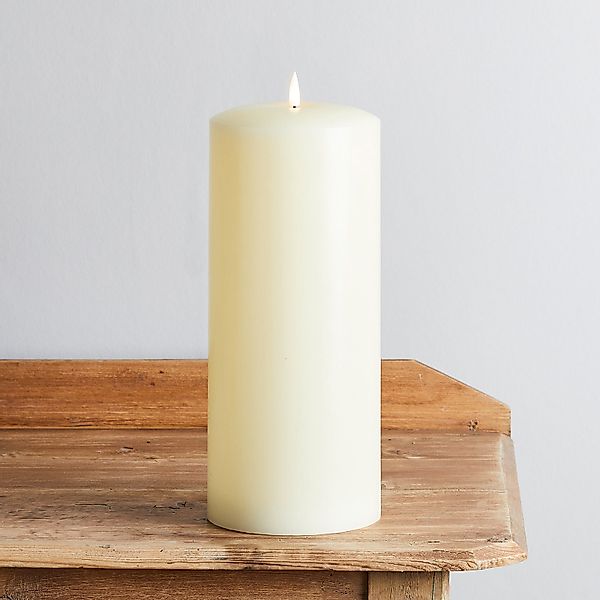 TruGlow® LED Stumpenkerze Echtwachs 30cm mit Fernbedienung günstig online kaufen