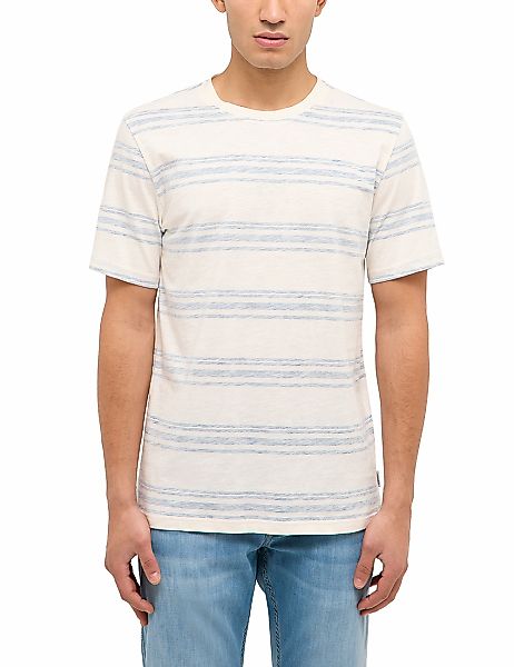 MUSTANG T-Shirt "MU-Austin Streifenprint" Regular fit günstig online kaufen