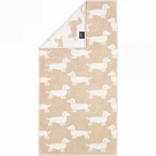 Cawö Handtücher We love Dogs 6246 - Farbe: Natur-Beige - 33 - Handtuch 50x1 günstig online kaufen