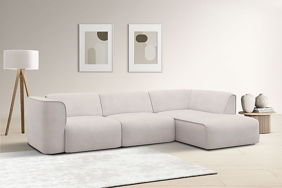 RAUM.ID Ecksofa "Merid L-Form, jederzeit durch Module erweiterbar, B/T/H: 2 günstig online kaufen