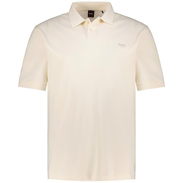 BOSS Poloshirt aus Baumwoll-Jersey Farbe beige Größe: 6XL günstig online kaufen