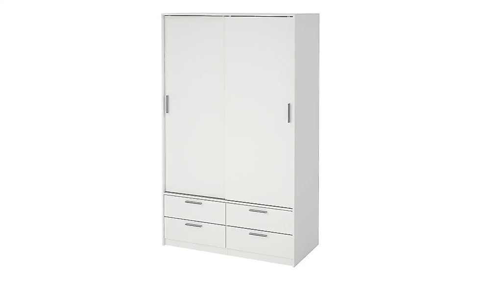 Schiebetürenschrank 2-türig  Lewes ¦ weiß ¦ Maße (cm): B: 121 H: 200 T: 60. günstig online kaufen