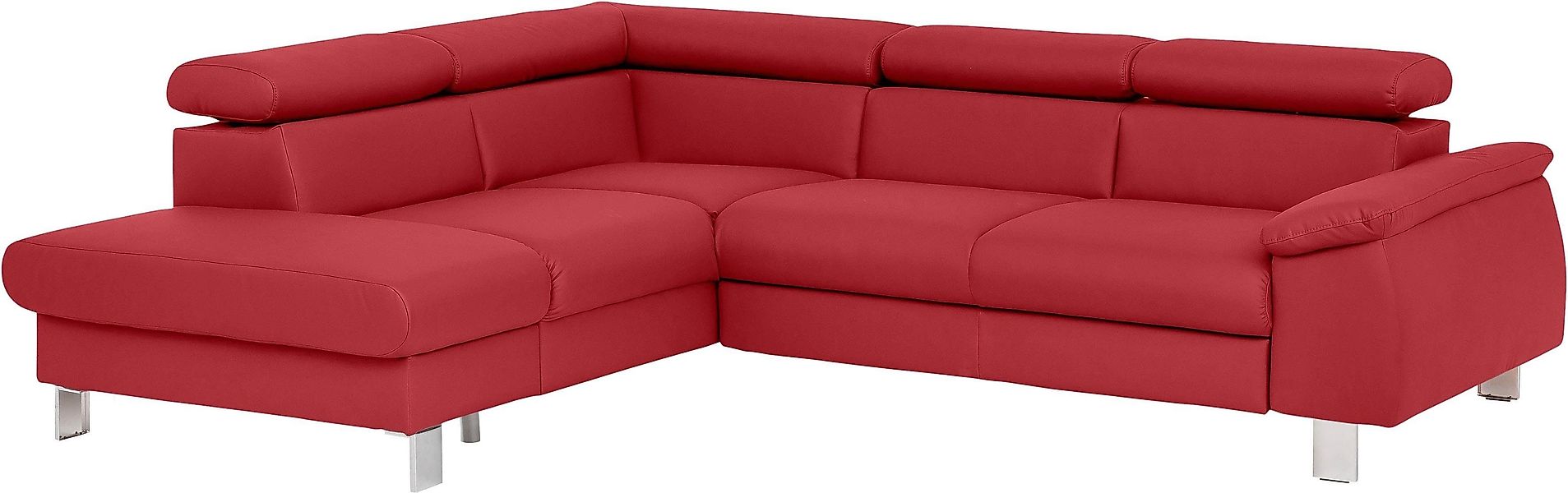 COTTA Ecksofa Komaris L-Form mit Kopfteilverstellung, günstig online kaufen