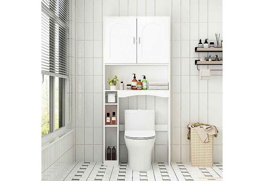 FUFU&GAGA Hochschrank Toilettenregal, 80*25*180cm, MDF günstig online kaufen