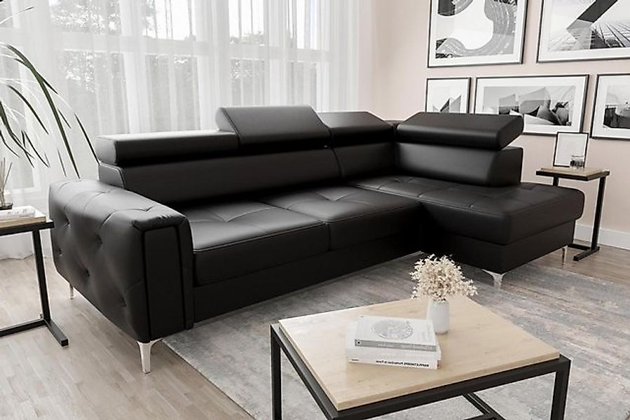 Xlmoebel Ecksofa Neues Ecksofa aus Leder in L-Form für das Wohnzimmer mit m günstig online kaufen