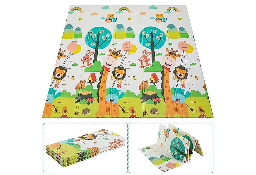 TLGREEN Spielmatte 200×180cm,Baby Krabbelmatte, Spielteppich Faltbarer,Geru günstig online kaufen
