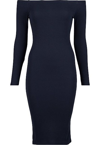 URBAN CLASSICS Shirtkleid Urban Classics Damen Ladies Off Shoulder Longslee günstig online kaufen