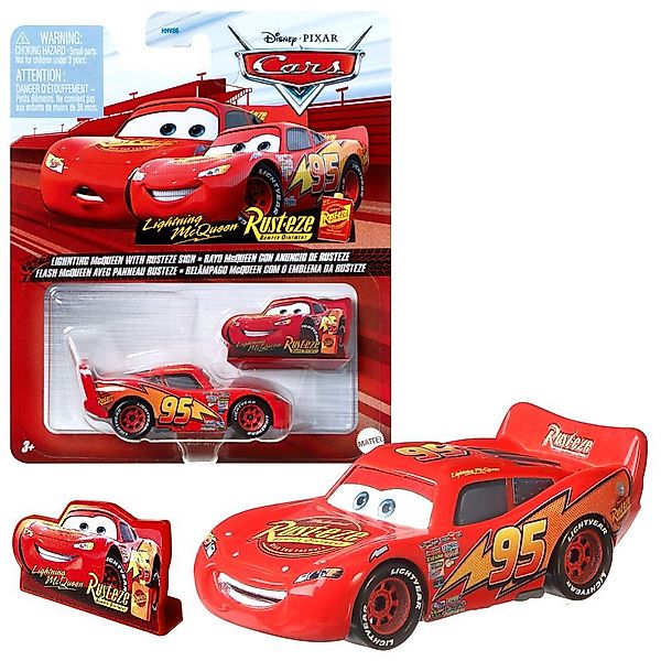 Disney Cars Spielzeug-Rennwagen Lightning mit Sign günstig online kaufen