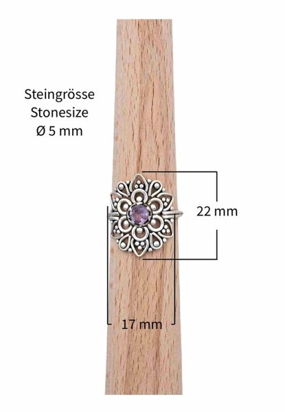 mantraroma Silberring MUDARA-EMPAT aus 925 Silber günstig online kaufen