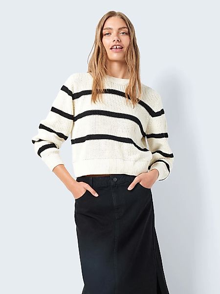Noisy may Strickpullover NMMAYSA L/S STRIPE günstig online kaufen