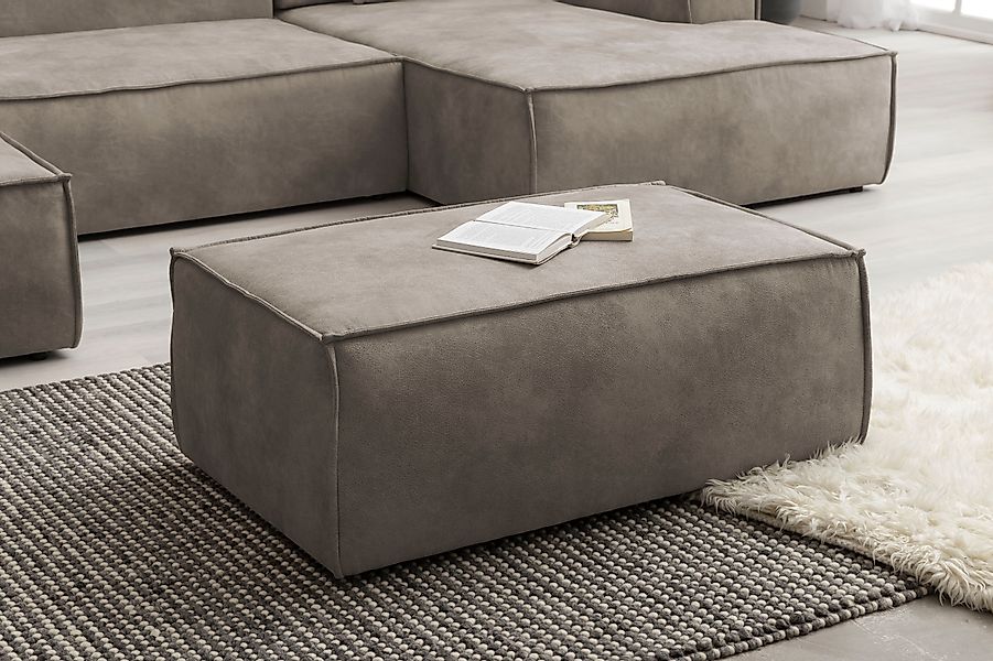 Home affaire Hocker SHERWOOD, Polsterhocker in günstig online kaufen