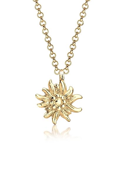 Elli Kette mit Anhänger Edelweiss Symbol günstig online kaufen
