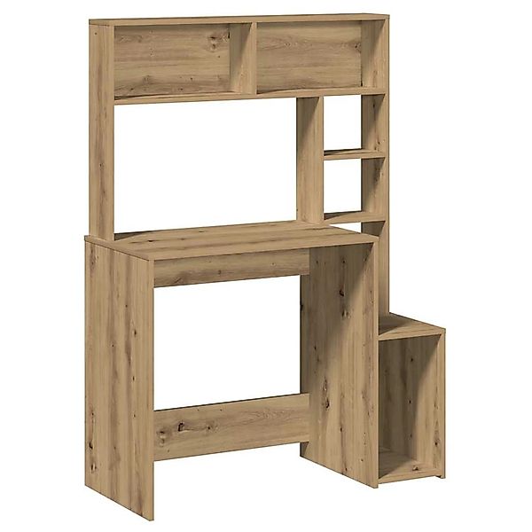 vidaXL Schreibtisch mit Regal Artisan-Eiche 100x45x140cm Holzwerkstoff 8604 günstig online kaufen