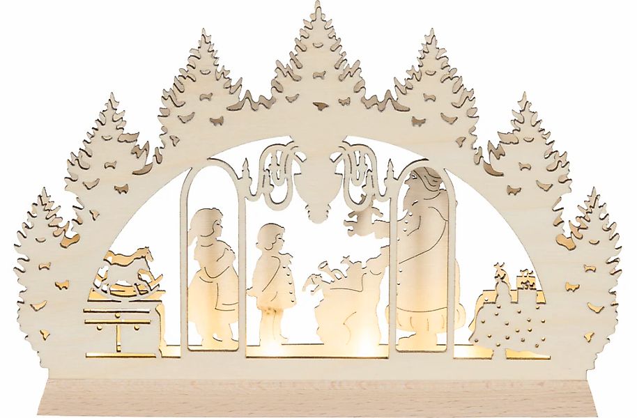 SAICO Original LED Lichterbogen "Mini-Lichterbogen, Weihnachtsmann" mit LED günstig online kaufen