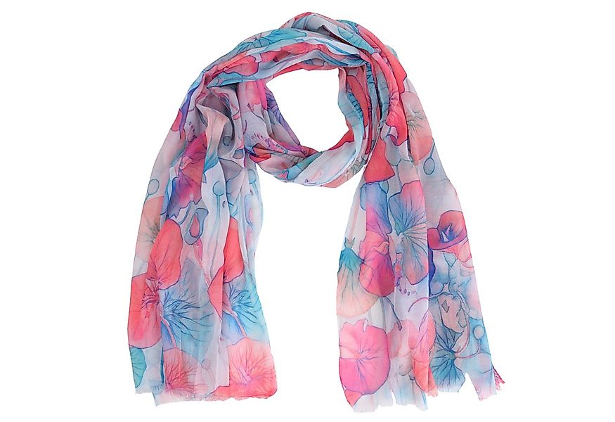 MIRROSI Modeschal Weicher & Leicht Großes Schal, ca.75x180cm, Lotus Print, günstig online kaufen