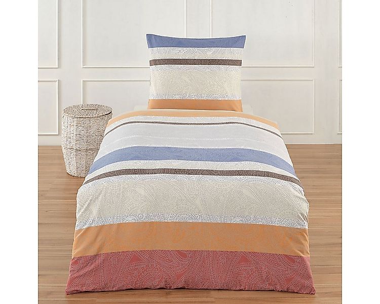 TRAUMSCHLAF Bettwäsche Sevilla, Flanell, 2 teilig, flauschig weiches, flora günstig online kaufen