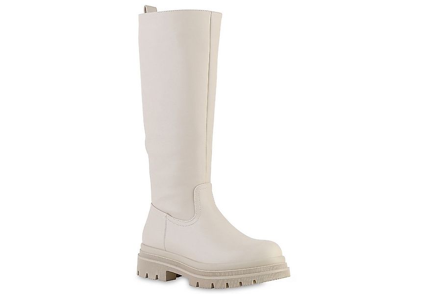 VAN HILL 841809 Plateaustiefel Damen Plateaustiefel Stiefel Plateau Vorne P günstig online kaufen