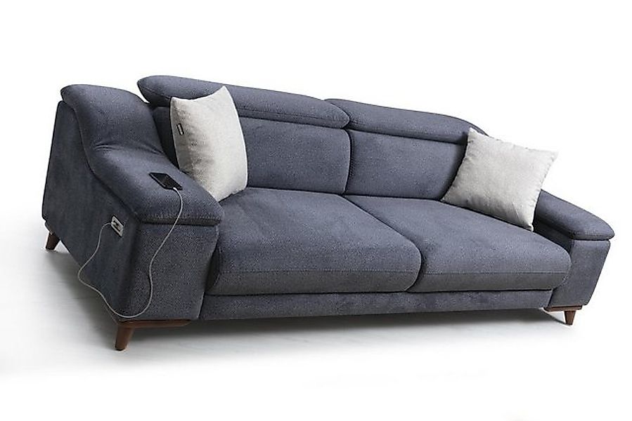 Xlmoebel Sofa Modernes Textil-Dreisitzer-Sofa für das Wohnzimmer - Stilvoll günstig online kaufen