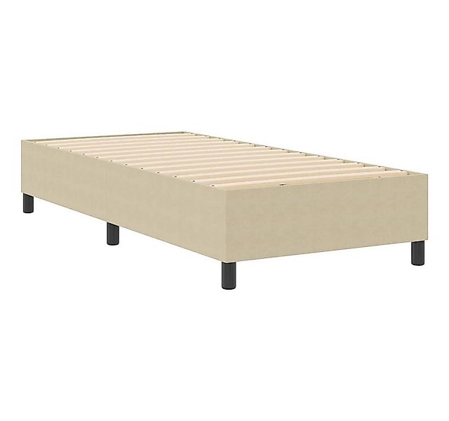 vidaXL Bett Boxspringbett Grau-Grün 90 x 190 cm Cordstoff (1-tlg) günstig online kaufen