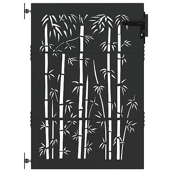 vidaXL Gartentor Gartentor Schwarz 105 x günstig online kaufen