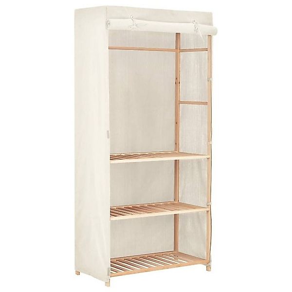 furnicato Kleiderschrank mit 3 Ebenen 79 x 40 x 170 cm (1-St) günstig online kaufen