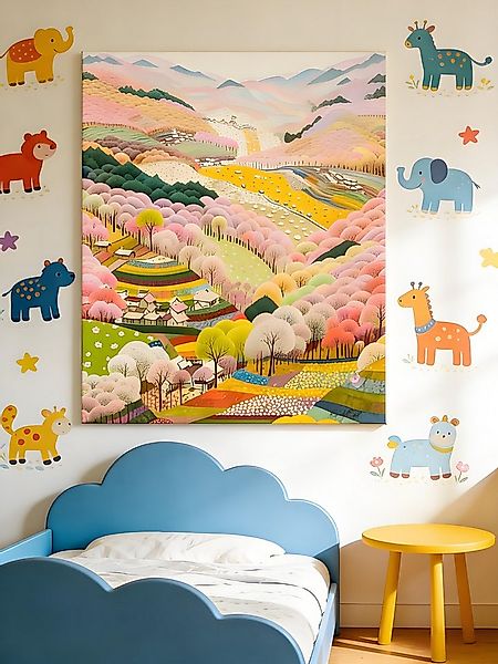 Luckice Bild mit Rahmen Wandbilder 30x40 cm Wohnzimmer Wanddeko Schlafzimme günstig online kaufen