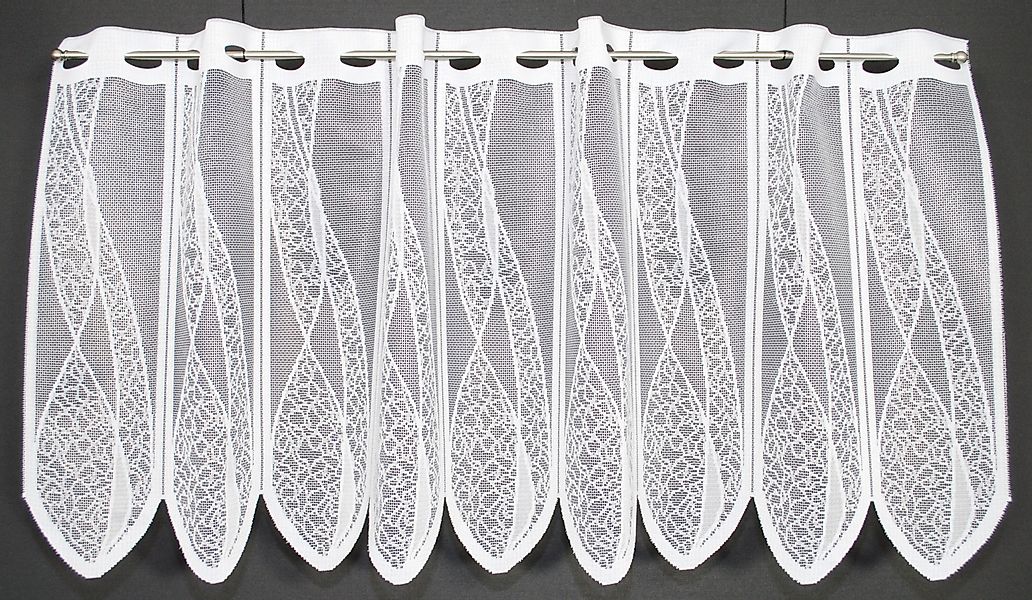 Gardinen Kranzusch Scheibengardine mit Welle, Stangendurchzug, günstig online kaufen