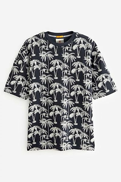 Next Stretch-Jeans T-Shirt mit Hokusai-Motiv (1-tlg) günstig online kaufen