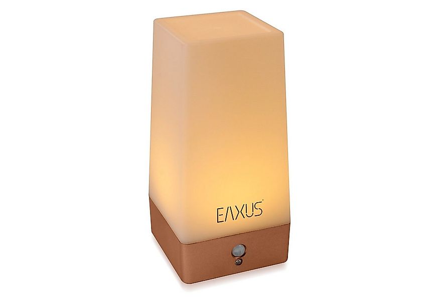 EAXUS LED Tischleuchte Kabllose Nachtlampe im Kupfer/Bronze Look, mit Beweg günstig online kaufen